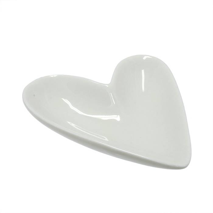 Porcelain Heart Dish L